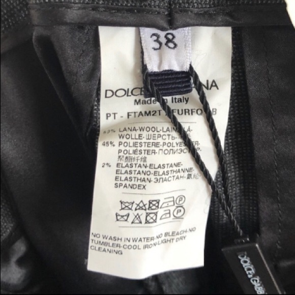 DOLCE AND GABBANA PLEAT FRONT HIGH WAISTED WOOL TROUSERS - Picture 5 of 8